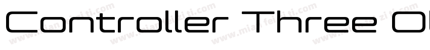 Controller Three Oblique字体转换